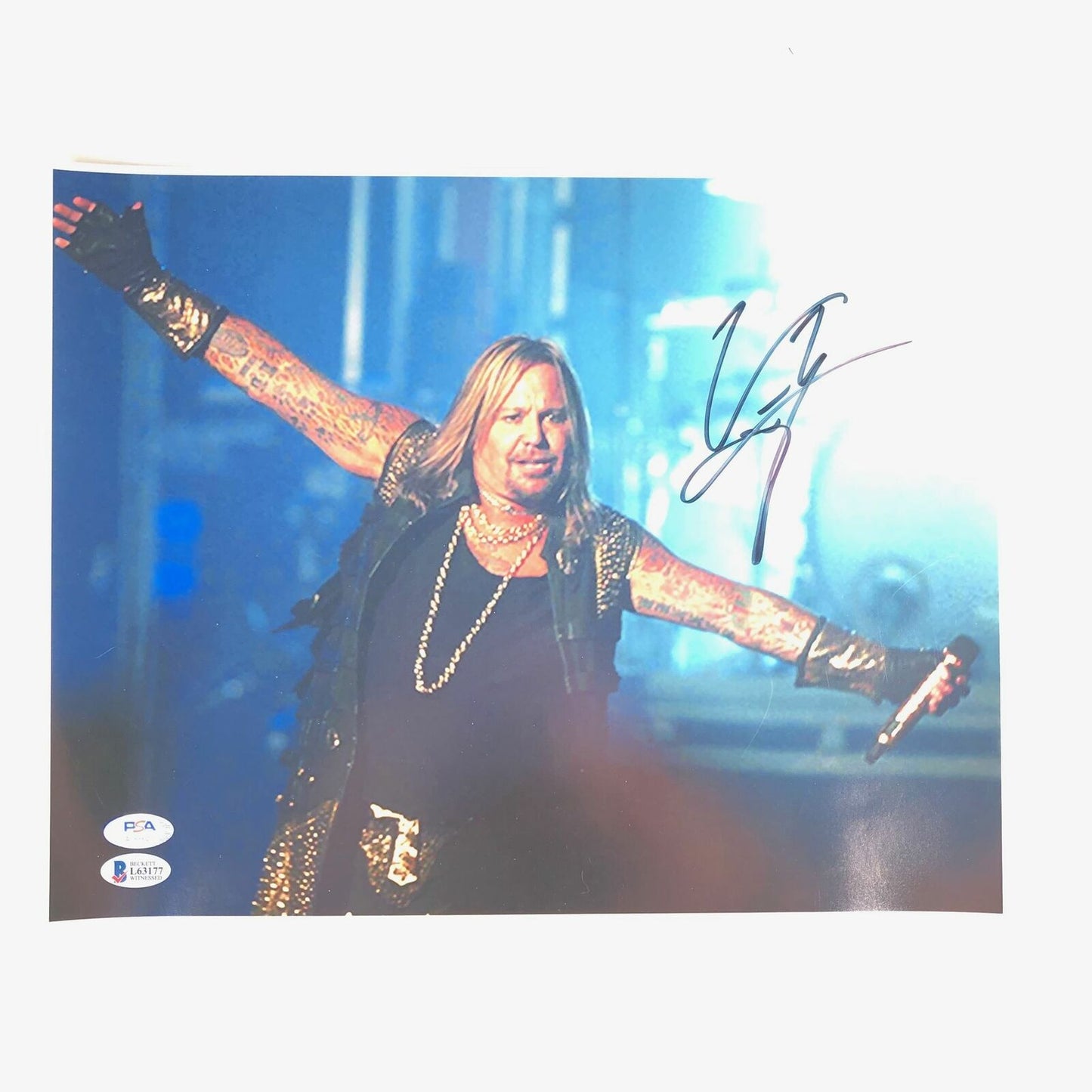 Vince Neil signed 11x14 photo PSA/DNA Autographed Motley Crue