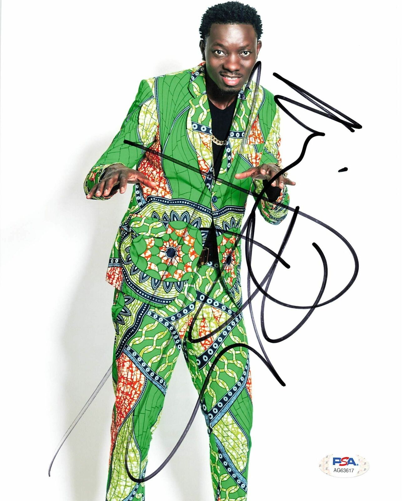 Michael Blackson signed 8x10 photo PSA/DNA Autographed