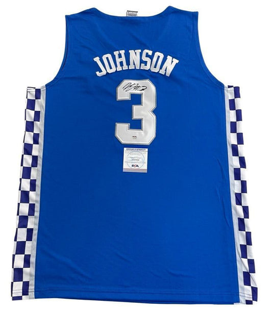 Keldon Johnson signed jersey PSA/DNA Kentucky Wildcats Autographed