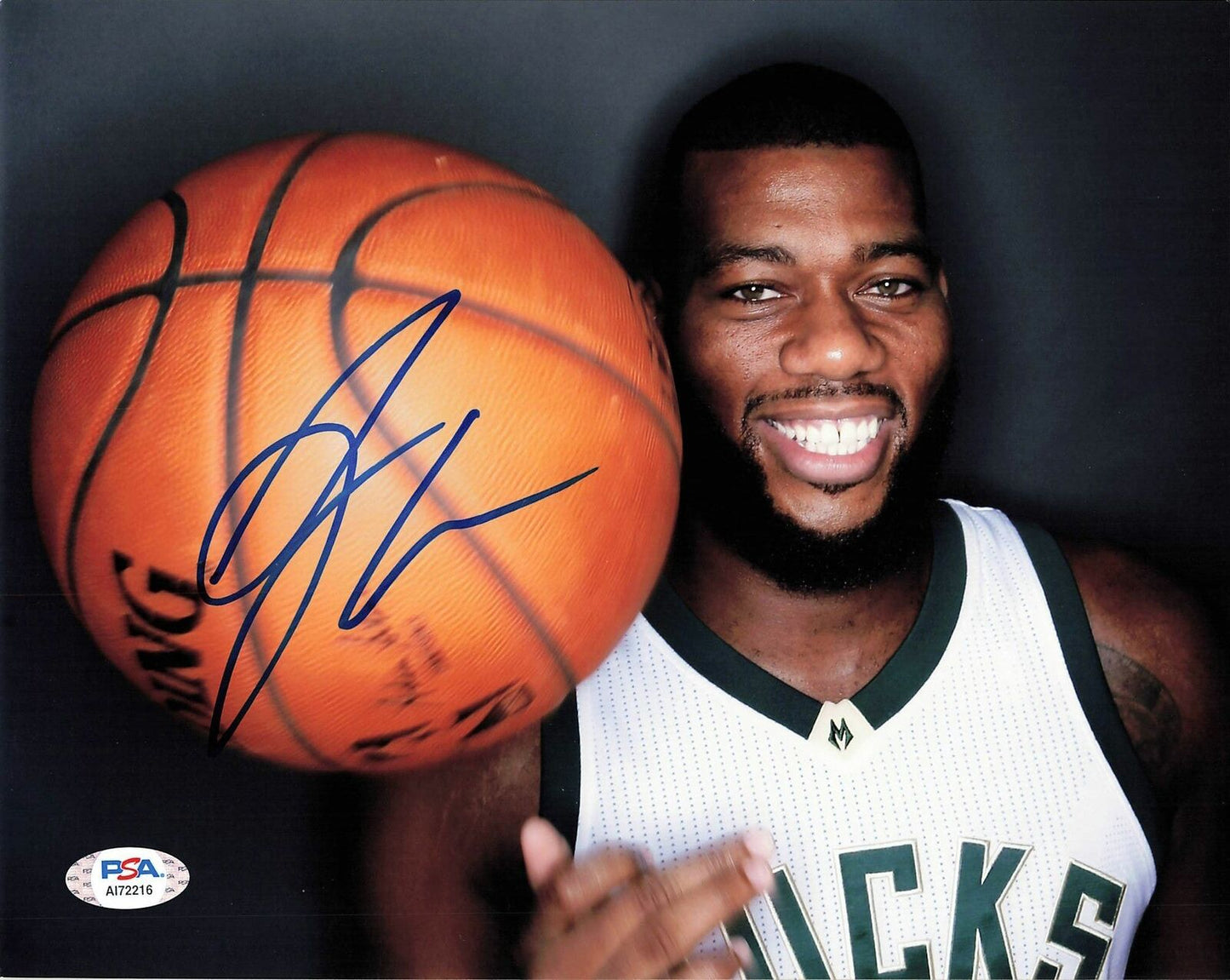 Greg Monroe signed 8x10 photo PSA/DNA Milwaukee Bucks Autographed