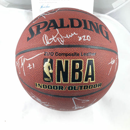 2005-2006 Phoenix Suns Team Signed Basketball PSA/DNA Autographed Nash