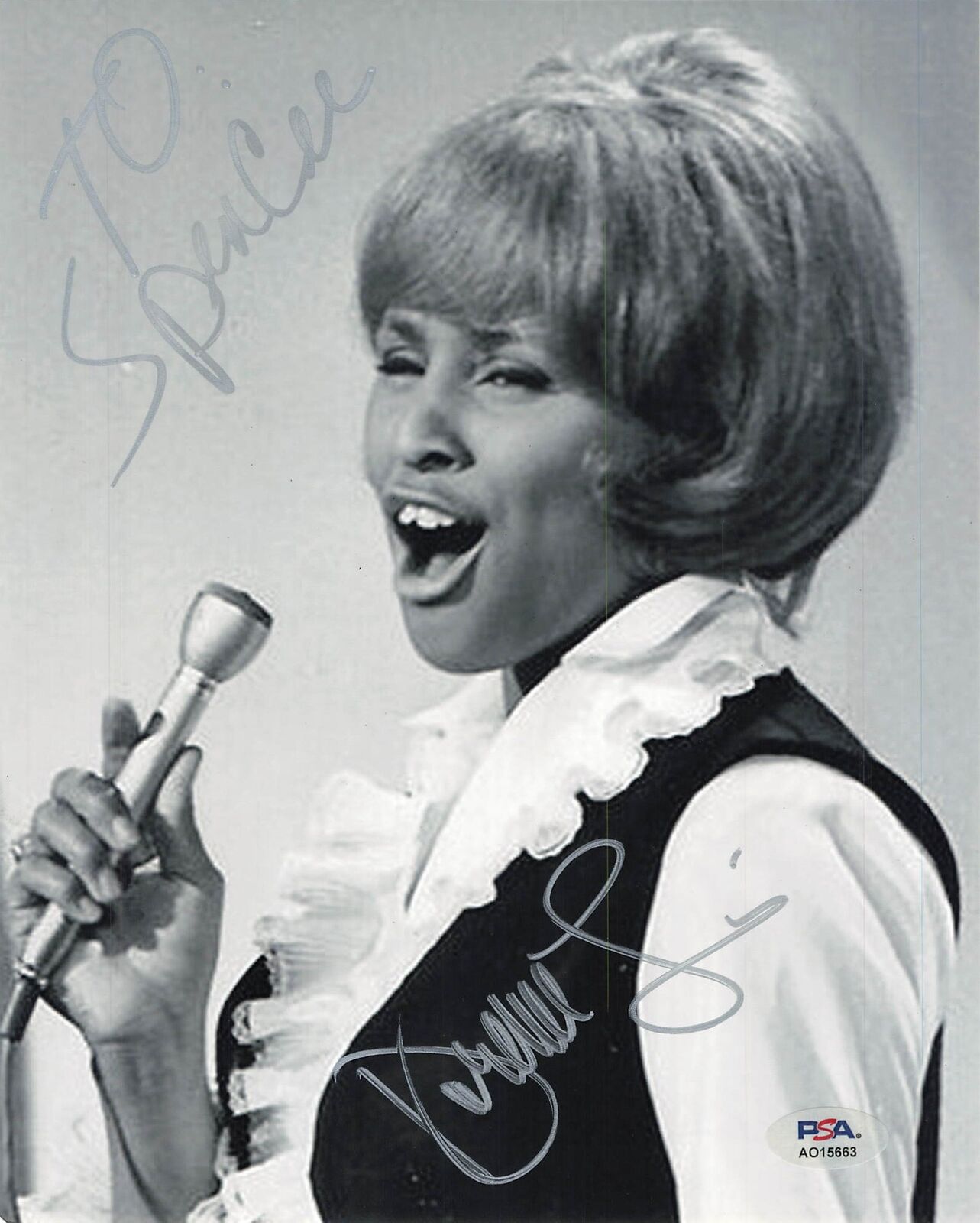 DARLENE LOVE signed 8x10 photo PSA/DNA Autographed Singer