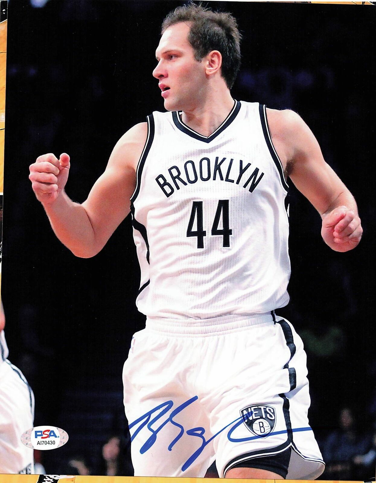 Bojan Bogdanovic signed 8x10 photo PSA/DNA Brooklyn Nets Autographed