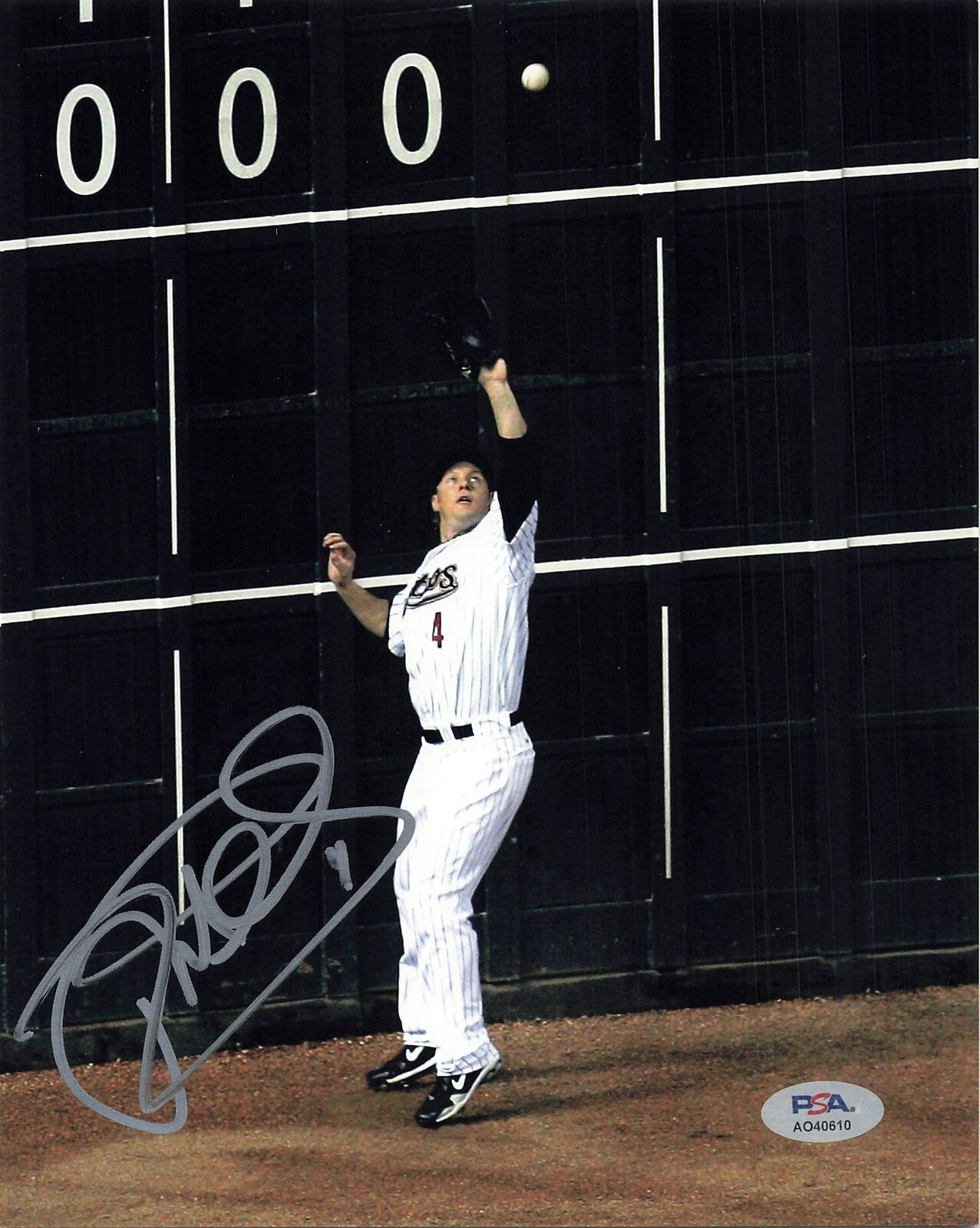 Jason Michael signed 8x10 photo PSA/DNA Houston Astros Autographed