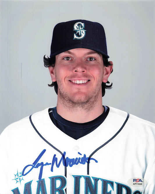 Logan Morrison Signed 8x10 Photo PSA Seattle Mariners