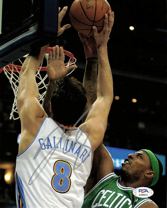 DANILO GALLINARI signed 8x10 photo PSA/DNA Denver Nuggets Autographed