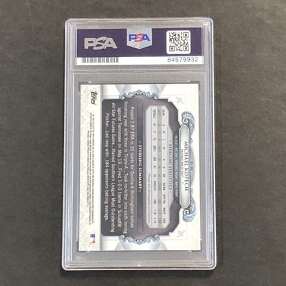 2018 Bowman Chrome Sterling #BS-MK Michael Kopech Signed Card PSA Slabbed Auto W