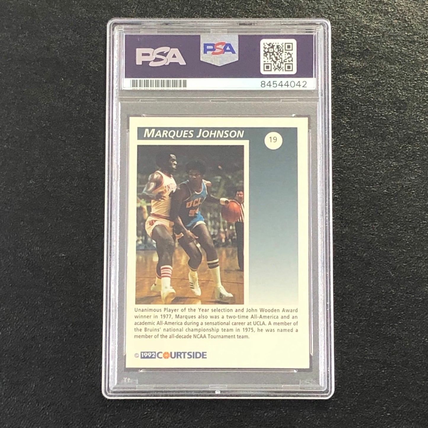 1992 Courtside Flashbacks #19 Marques Johnson Signed AUTO PSA/DNA UCLA