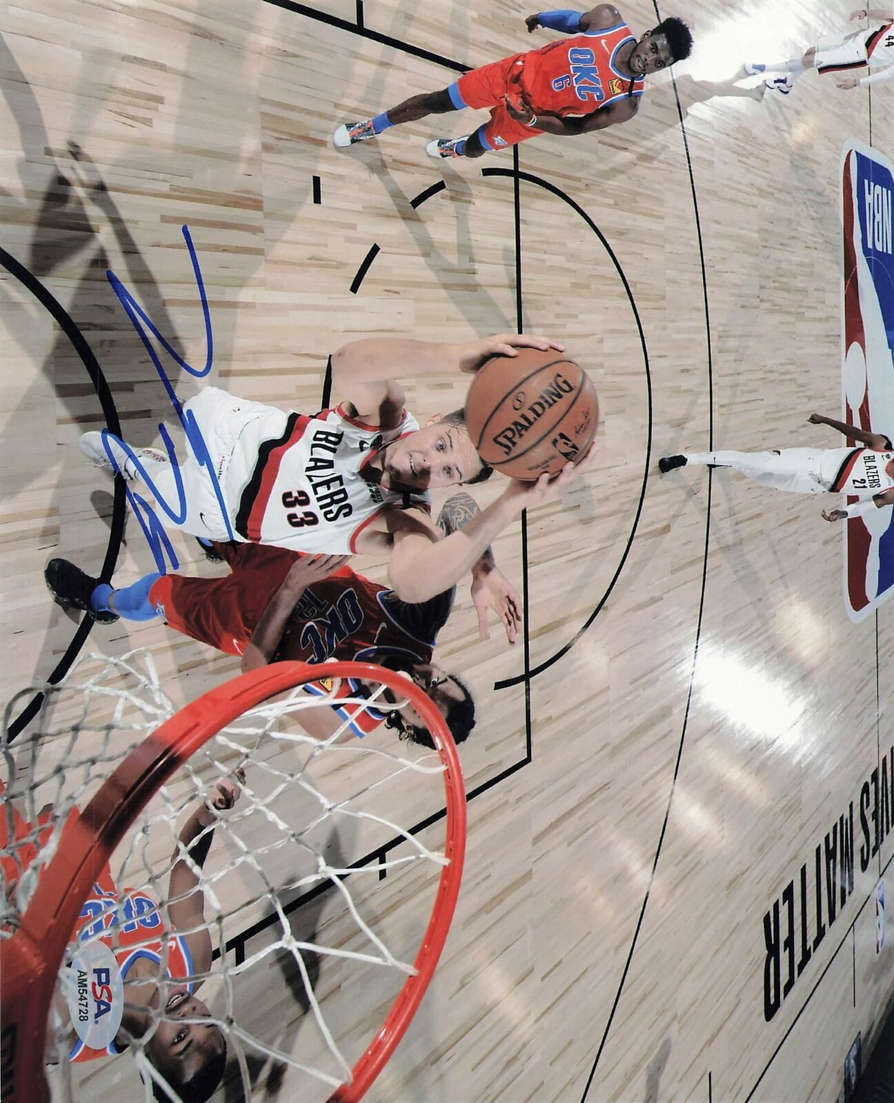 Zach Collins signed 8x10 photo PSA/DNA Portland Trail Blazers autographed