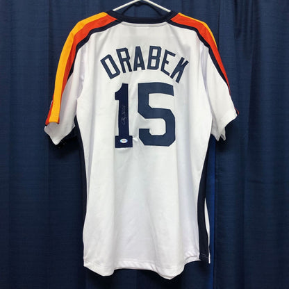 DOUG DRABEK signed jersey PSA/DNA Houston Astros Autographed