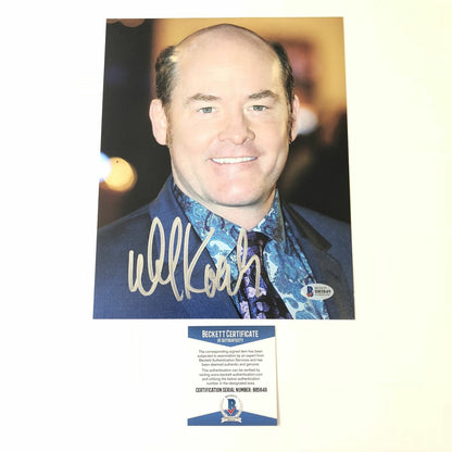 Dave Koechner signed 8x10 photo BAS Beckett Autographed