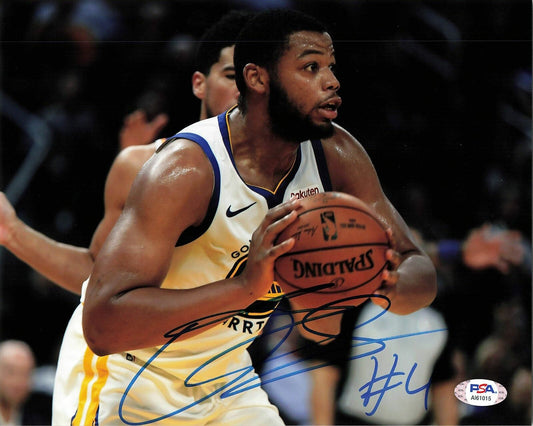 Omari Spellman signed 8x10 photo PSA/DNA Golden State Warriors Autographed