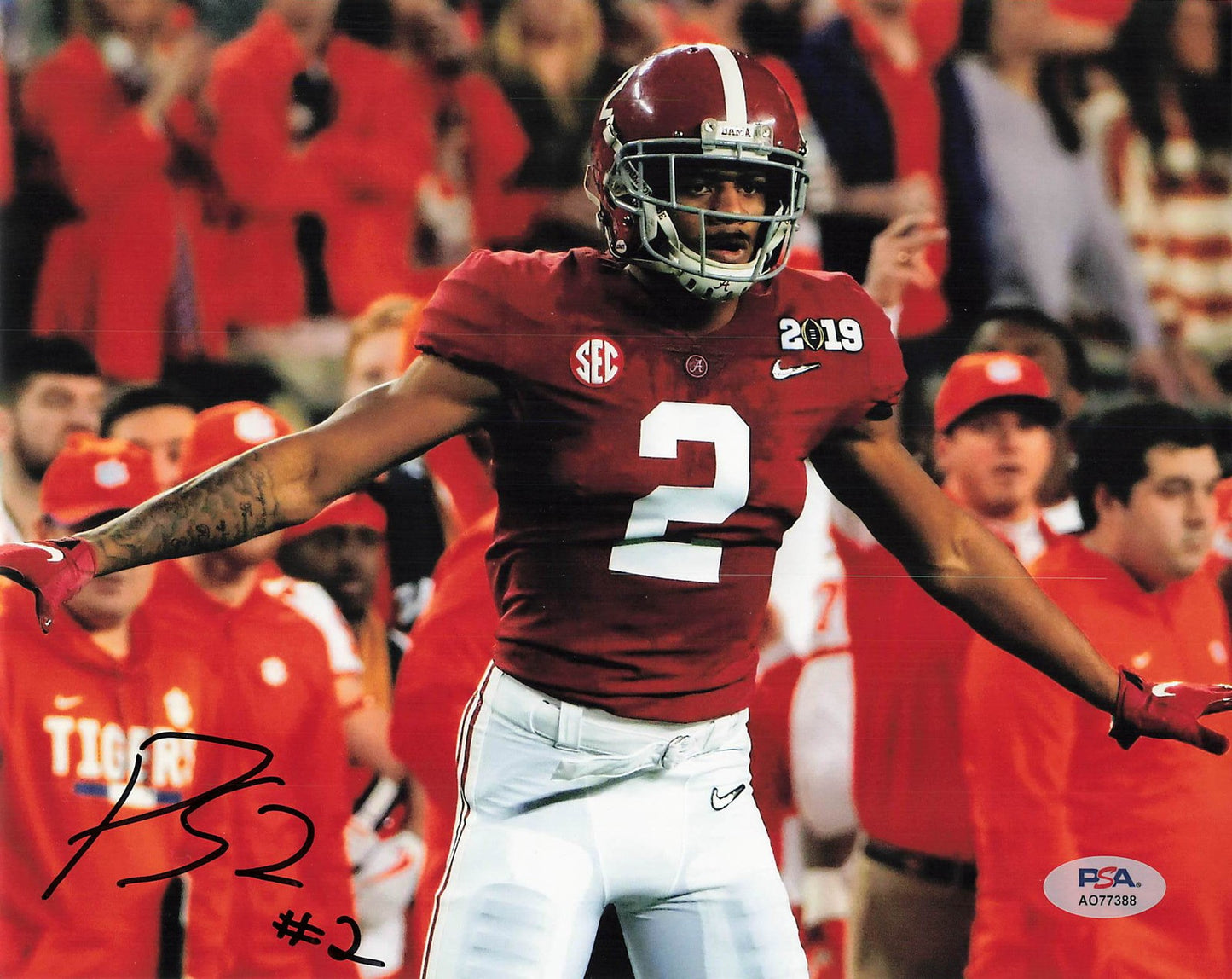 Patrick Surtain II Signed 8x10 Photo PSA Alabama Crimson Tide