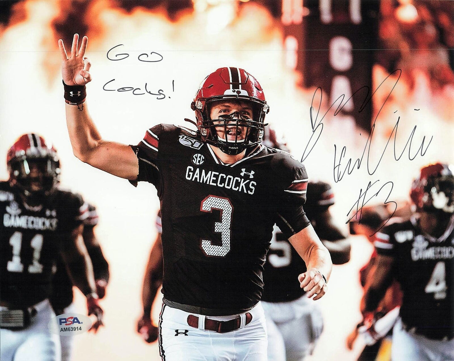 Ryan Hilinski signed 8x10 photo PSA/DNA Autographed