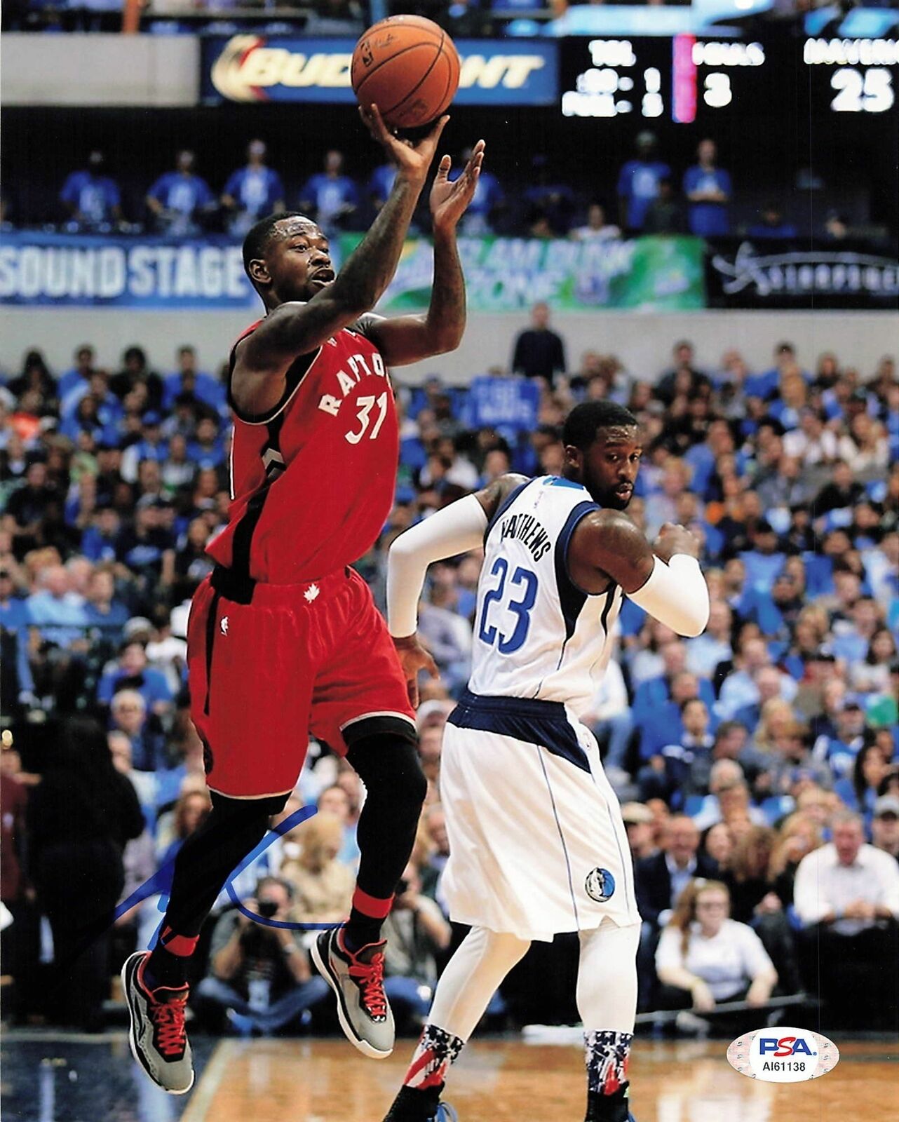 Terrence Ross signed 8x10 photo PSA/DNA Toronto Raptors Autographed