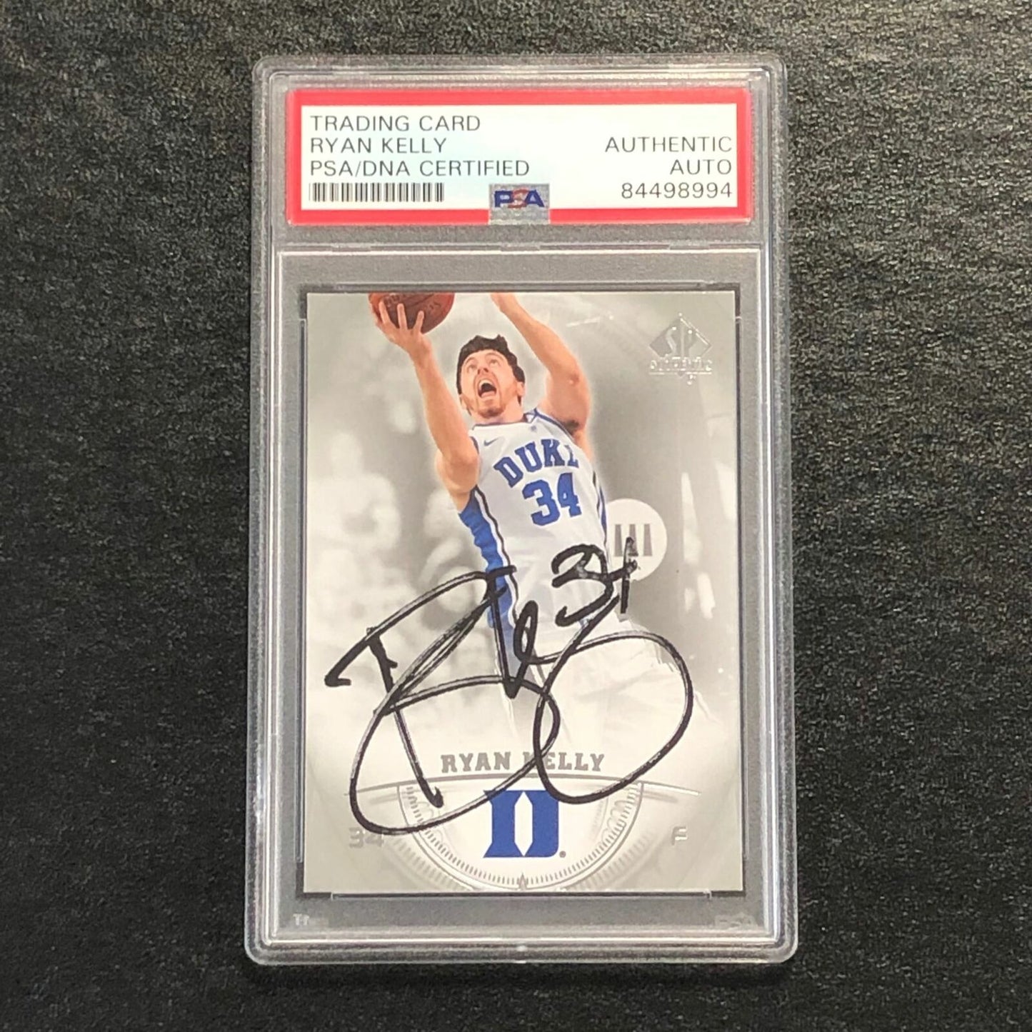 2013-14 SP Authentic #25 Ryan Kelly Signed Card AUTO PSA Slabbed Duke Blue Devil