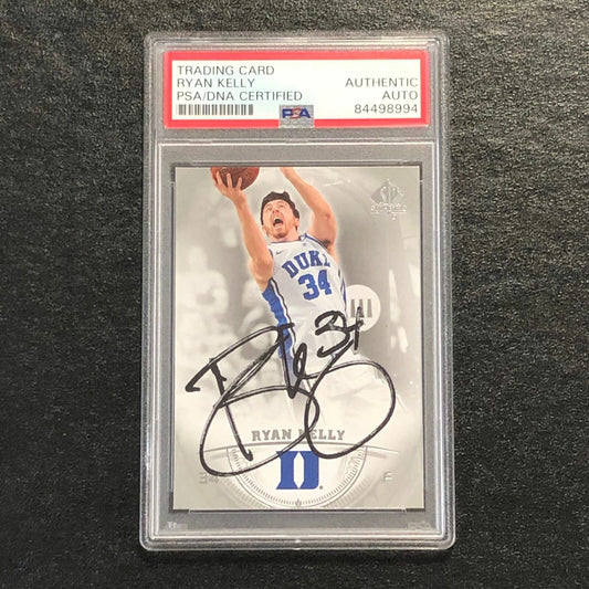 2013-14 SP Authentic #25 Ryan Kelly Signed Card AUTO PSA Slabbed Duke Blue Devil