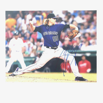 John Gray signed 11x14 Photo PSA/DNA Rockies autographed