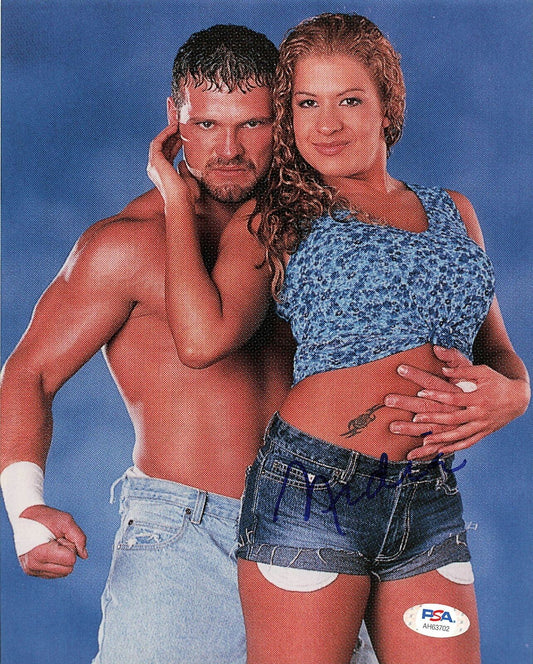 Nidia signed 8x10 photo PSA/DNA COA WWE Autographed Sexy