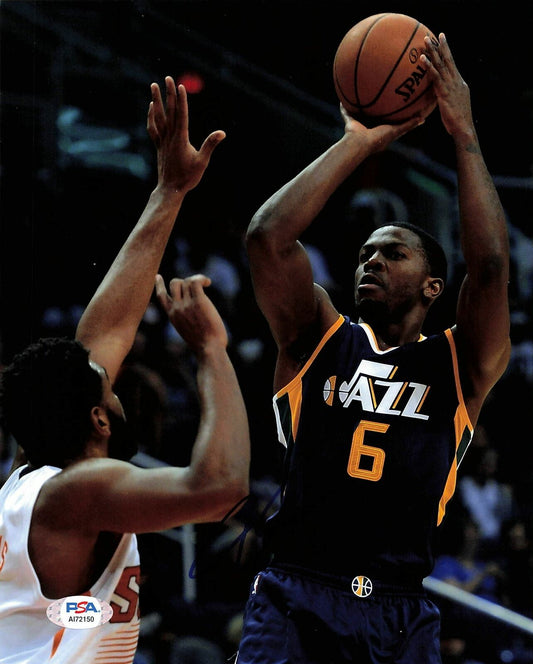 JOE JOHNSON signed 8x10 photo PSA/DNA Utah Jazz Autographed