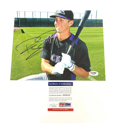 Ryan McMahon signed 8x10 photo PSA/DNA Colorado Rockies Autographed