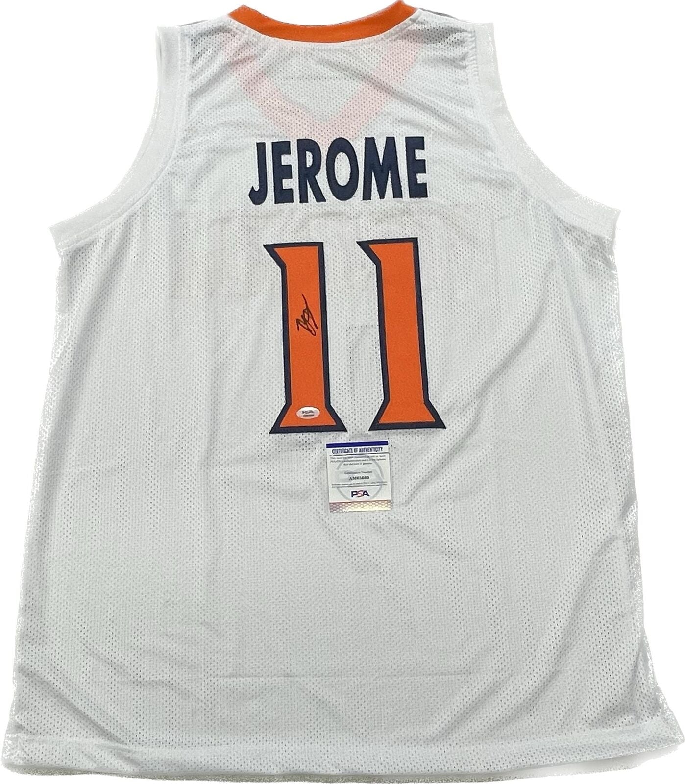 Ty Jerome signed jersey PSA/DNA Virginia Autographed