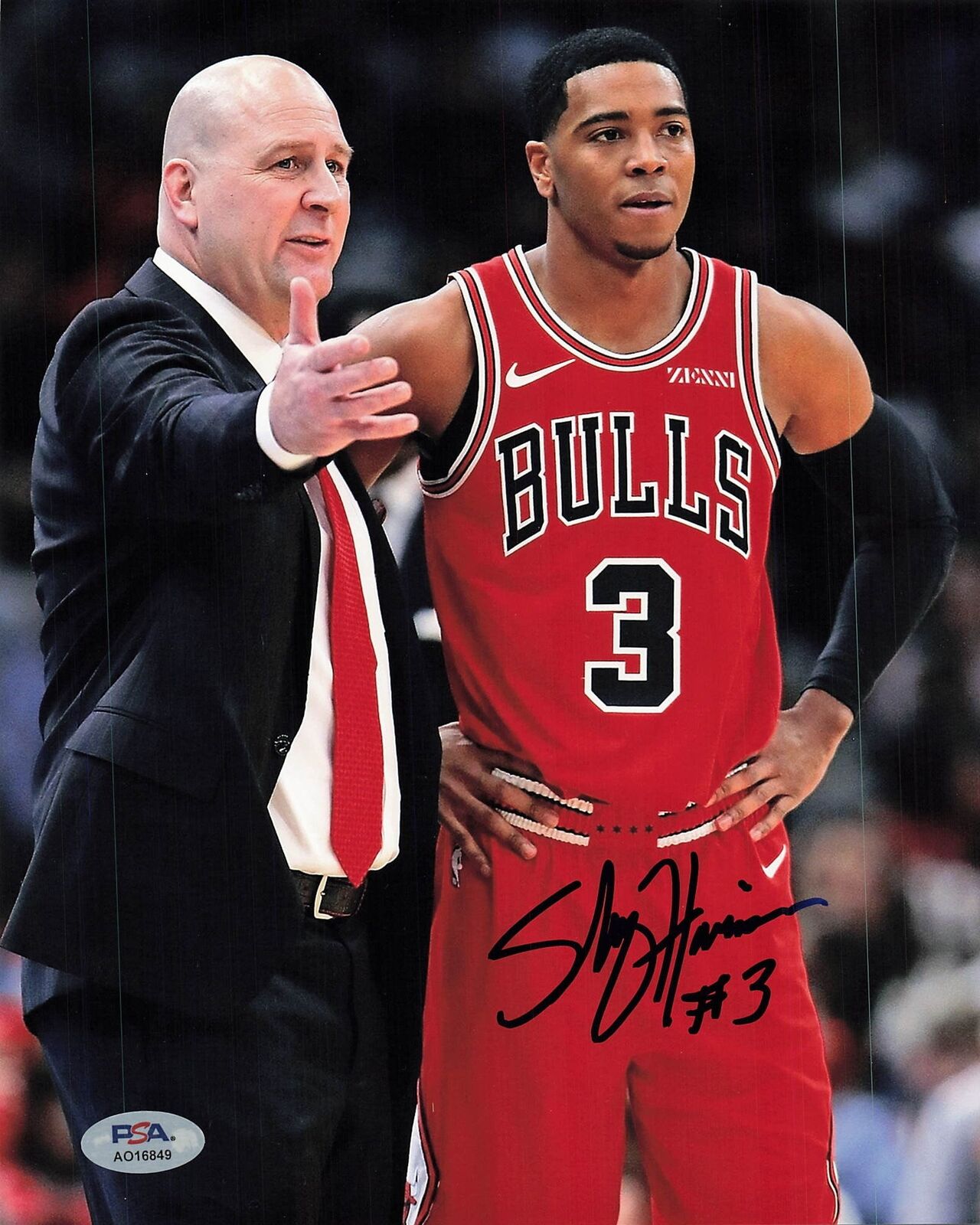 Shaquille Harrison signed 8x10 photo PSA/DNA Chicago Bulls Autographed