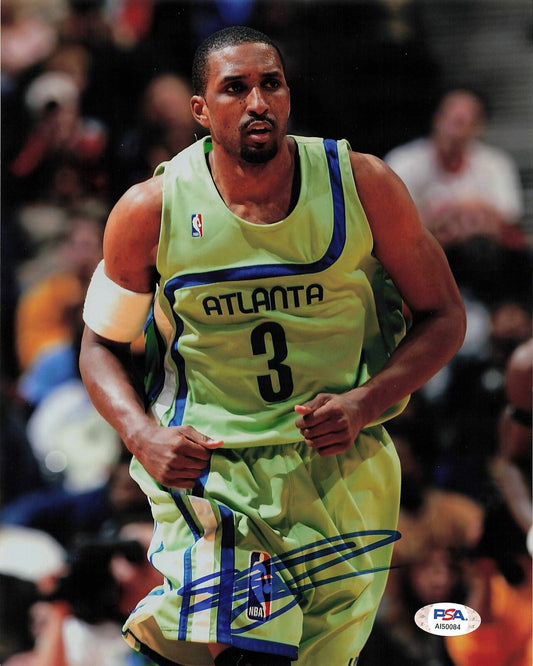 Shareef Abdur Rahim signed 8x10 photo PSA/DNA Atlanta Hawks Autographed