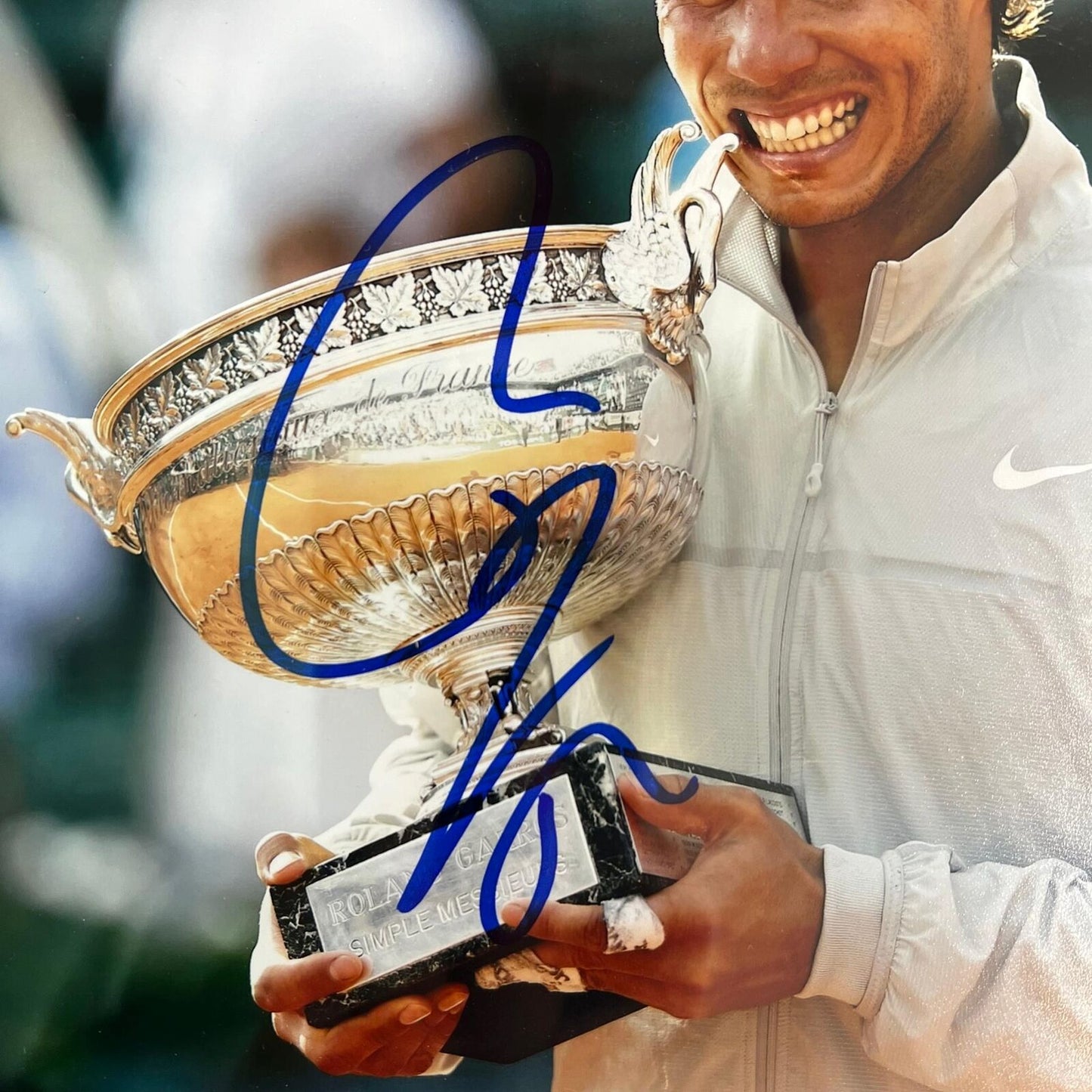 Rafael Nadal signed 8x10 photo BAS Encapsulated PSA/DNA Spain Tennis Autographed