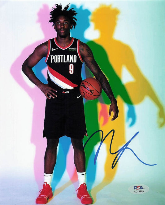 Nassir Little signed 8x10 photo PSA/DNA Portland Trailblazers Autographed