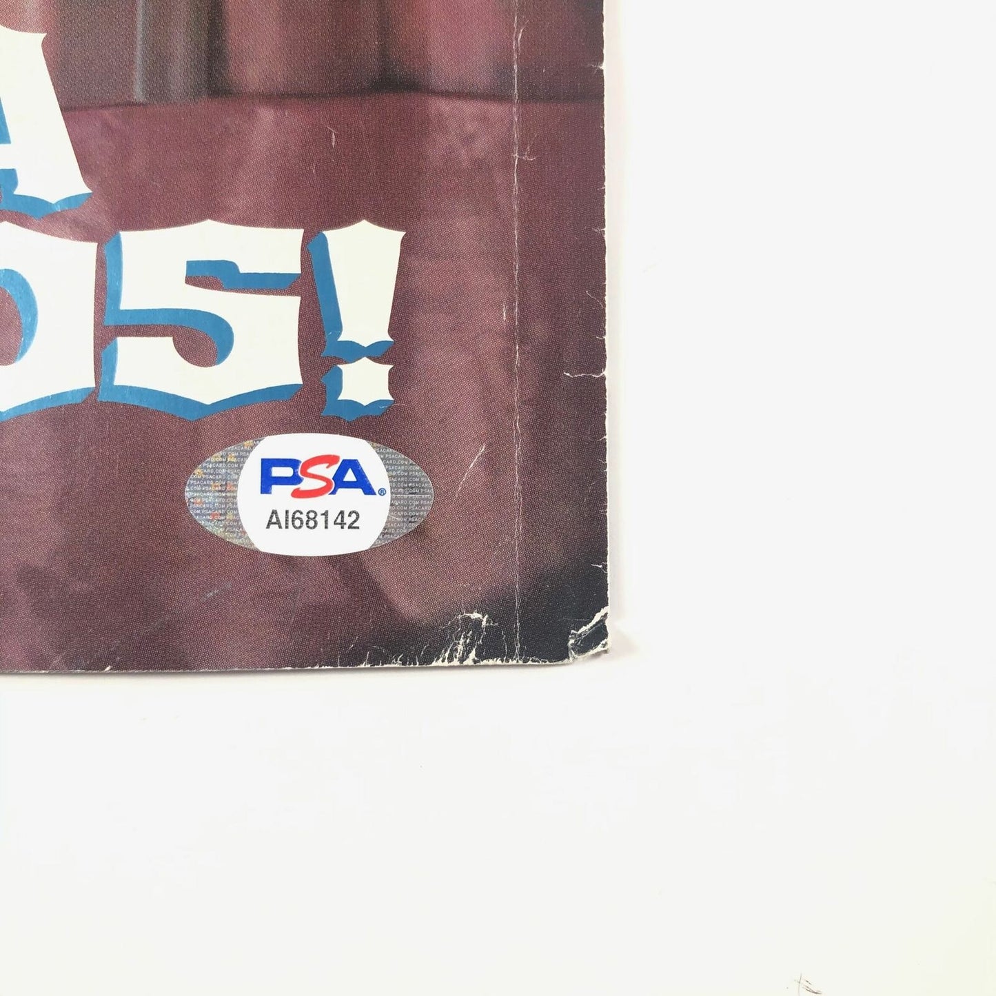 Shaquille O'Neal Cedric The Entertainer Signed ESPN Magazine PSA/DNA