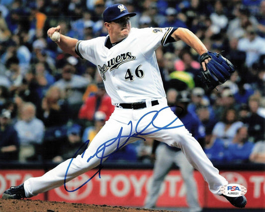 COREY KNEBEL signed 8x10 photo PSA/DNA Milwaukee Brewers Autographed